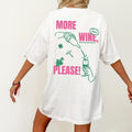 More Wine Please 2 Side Cocktail Espresso Martini Retro Oversize T-Shirts, Hoodie, Sweatshirt - T-Shirt, Sweatshirt, Hoodie