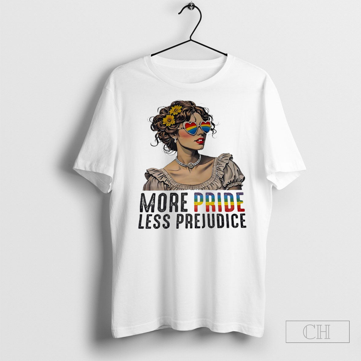 More Pride Less Prejudice Unisex T-shirt, Sweatshirt, Hoodie, Long Sleeve Tee - T-Shirt, Sweatshirt, Hoodie