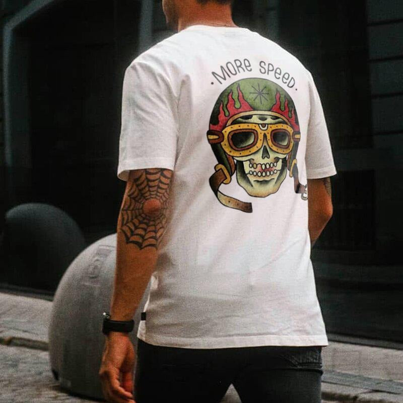 More Speed Helmet Skull Short Sleeve Music T-Shirts, Hoodie, Sweatshirt - T-Shirt, Sweatshirt, Hoodie