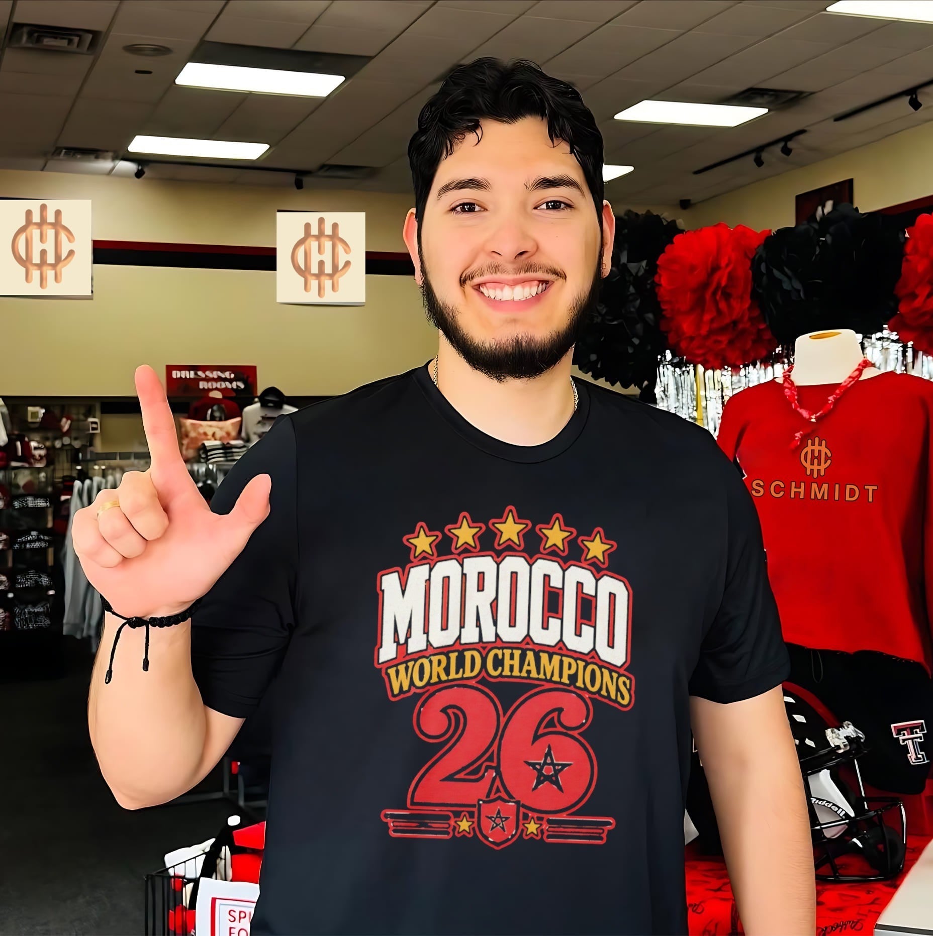 Morocco 2026 World Champions flag shirt Unisex T-shirt, Sweatshirt, Hoodie, Long Sleeve Tee - T-Shirt, Sweatshirt, Hoodie