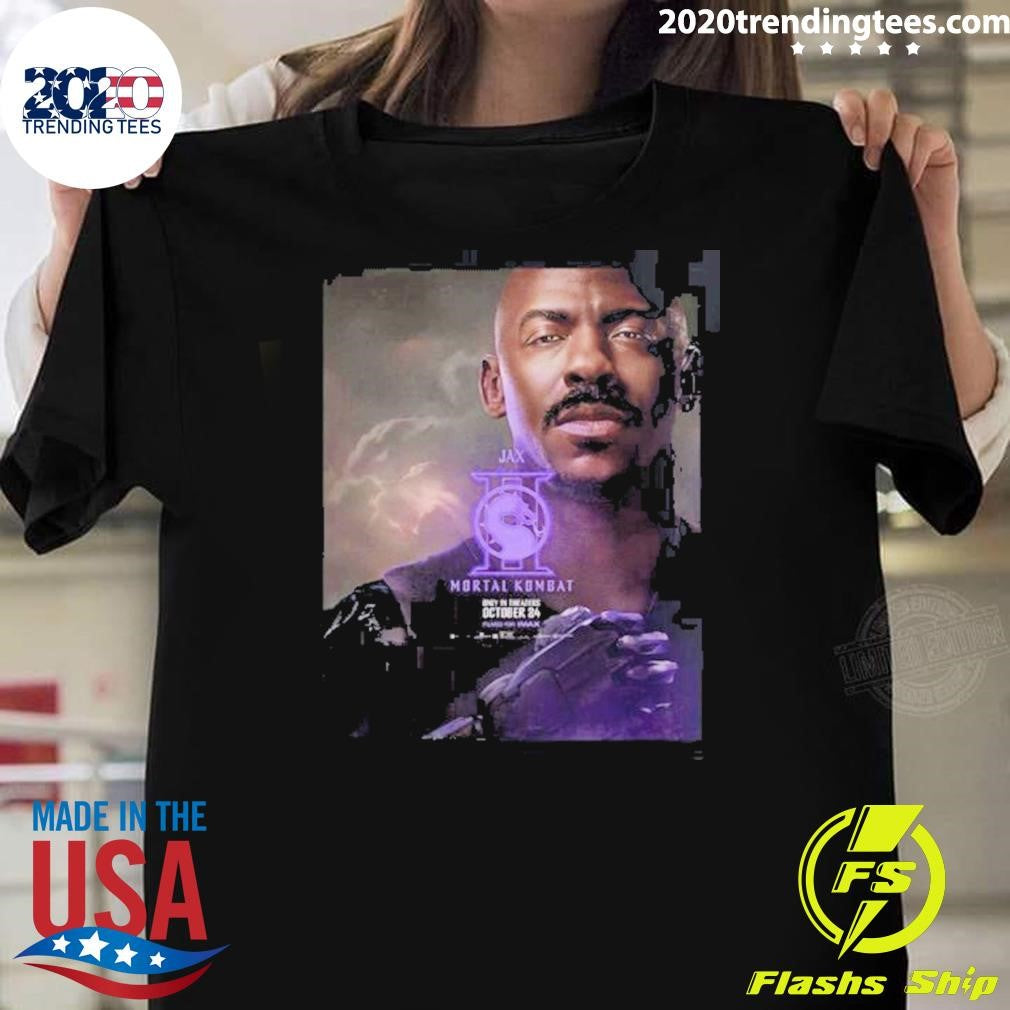 Mortal Kombat II Movie Exclusive Jax Character 2026 Shirt Unisex T-shirt, Sweatshirt, Hoodie, Long Sleeve Tee - T-Shirt, Sweatshirt, Hoodie