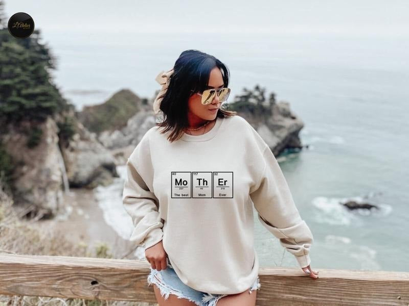 Mother Best Mom Ever Chemistry Mom Mother Elements Minimalist Mama Mom T-Shirts, Hoodie, Sweatshirt - T-Shirt, Sweatshirt, Hoodie