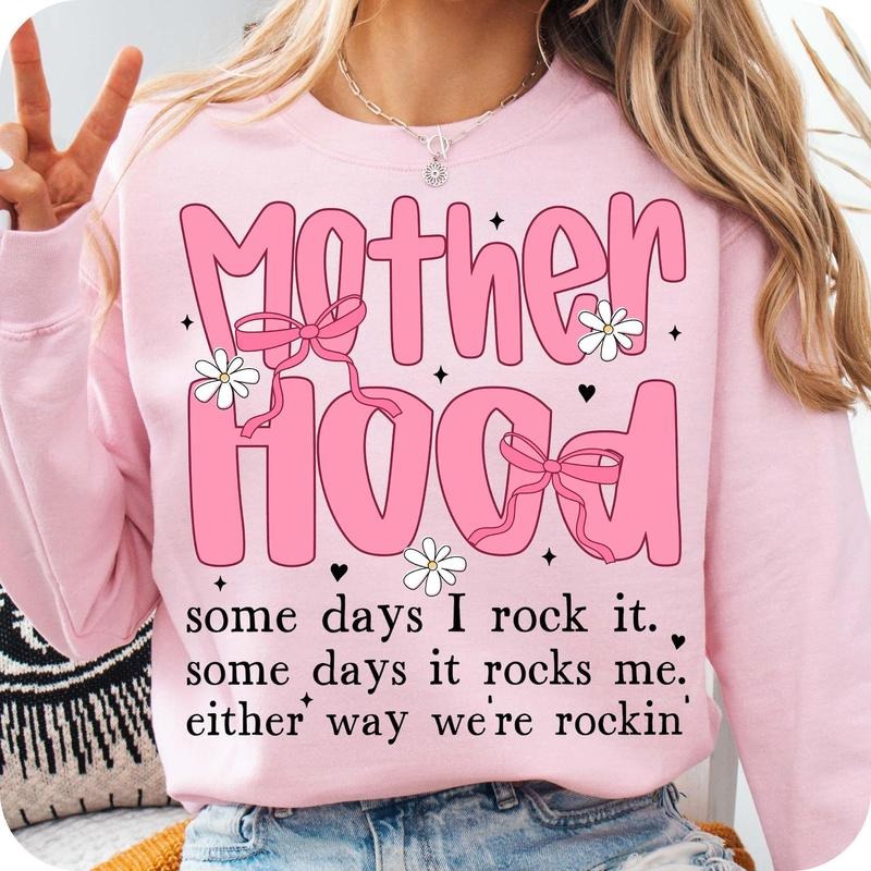 Motherhood Coquette Bow Checker Shirt Retro Mother Hood Shirt Funny Mom Sarcastic Mama Shirt Retro Shirt Mom Shirt Shirt Mama Shirt T-Shirts, Hoodie, Sweatshirt - T-Shirt, Sweatshirt, Hoodie