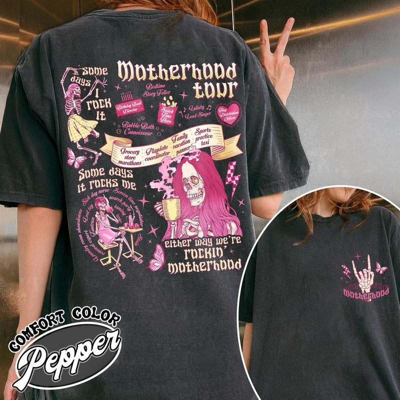 Motherhood Rock Skeleton Shirt Motherhood Sometimes I Rock Sometimes Rocks Me Shirt Motherhood Rock Shirt Motherhood Rock Skeleton T-Shirts, Hoodie, Sweatshirt - T-Shirt, Sweatshirt, Hoodie