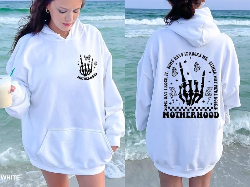 Motherhood Rock Skeleton Motherhood Some Day I Rock Front Back Motherhood T-Shirts, Hoodie, Sweatshirt - T-Shirt, Sweatshirt, Hoodie