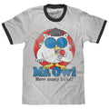Mr. Owl How Many Licks? Ringer Gray Black T-Shirts, Hoodie, Sweatshirt - T-Shirt, Sweatshirt, Hoodie