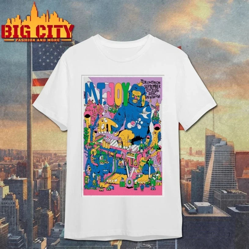 Mt. Joy Sept 12 2026 RBC Amphitheatre In Toronto ON Poster shirt Unisex T-shirt, Sweatshirt, Hoodie, Long Sleeve Tee - T-Shirt, Sweatshirt, Hoodie