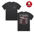 Mumford And Sons Black Uk And Eu Tour 2025 Stamp Print Two Sided Shirt Unisex T-shirt, Sweatshirt, Hoodie, Long Sleeve Tee - T-Shirt, Sweatshirt, Hoodie