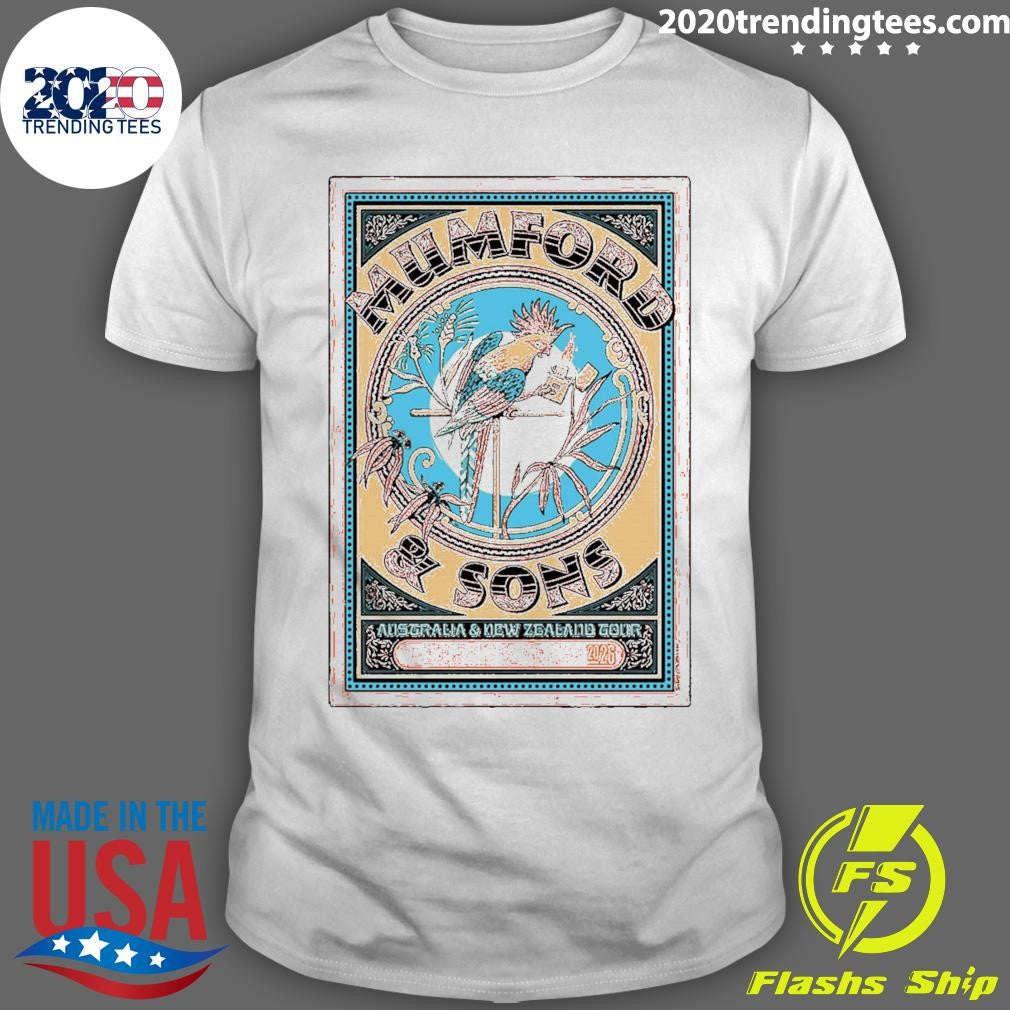 Mumford & Sons Tour 2026 T-Shirt Unisex T-shirt, Sweatshirt, Hoodie, Long Sleeve Tee - T-Shirt, Sweatshirt, Hoodie