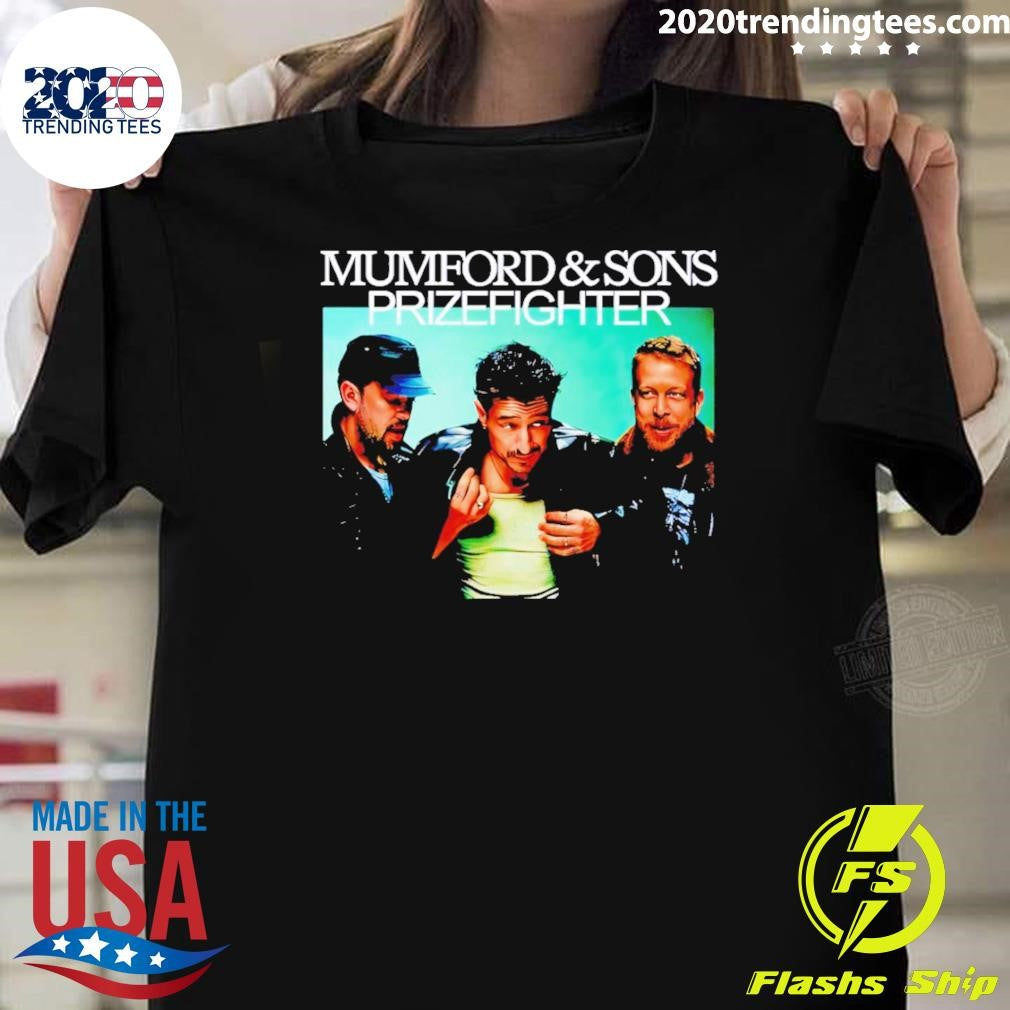 Mumford and Sons Prizefighter North America Tour 2026 City Dates Retro Washed Shirt Unisex T-shirt, Sweatshirt, Hoodie, Long Sleeve Tee - T-Shirt, Sweatshirt, Hoodie