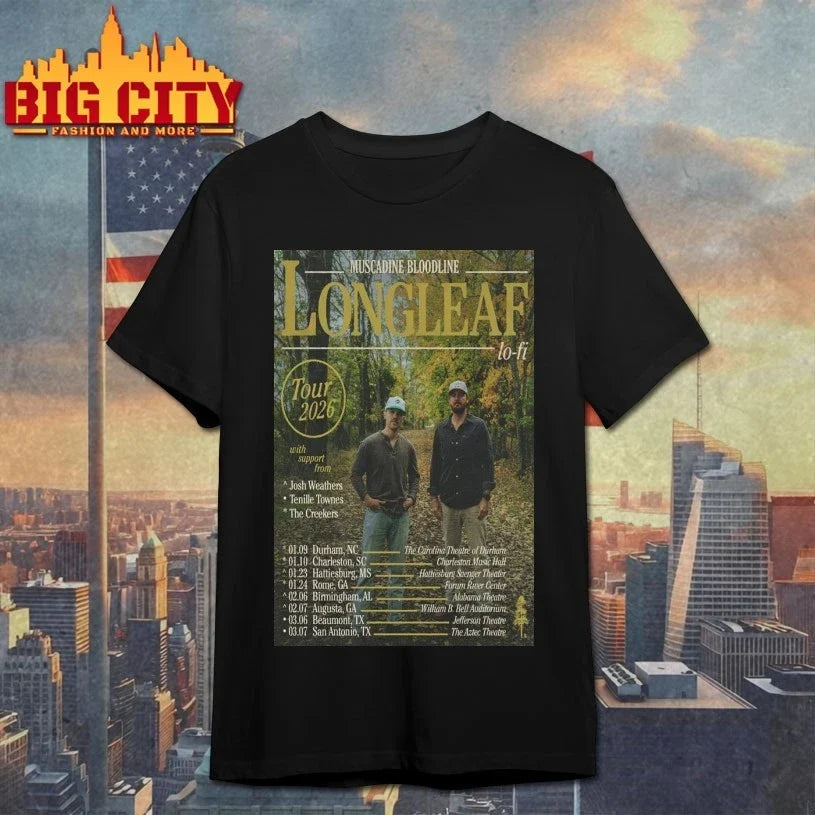 Muscadine Bloodline Fall Tour Event 2026 Poster shirt Unisex T-shirt, Sweatshirt, Hoodie, Long Sleeve Tee - T-Shirt, Sweatshirt, Hoodie