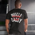 Muscle Daddy Gym Pump Cover Him Weightlifting Cardio Bodybuilding Husband Gym T-Shirts, Hoodie, Sweatshirt - T-Shirt, Sweatshirt, Hoodie