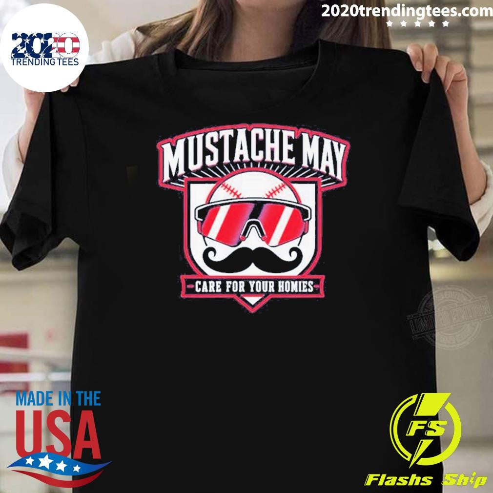 Mustache May 2026 Shirt Unisex T-shirt, Sweatshirt, Hoodie, Long Sleeve Tee - T-Shirt, Sweatshirt, Hoodie