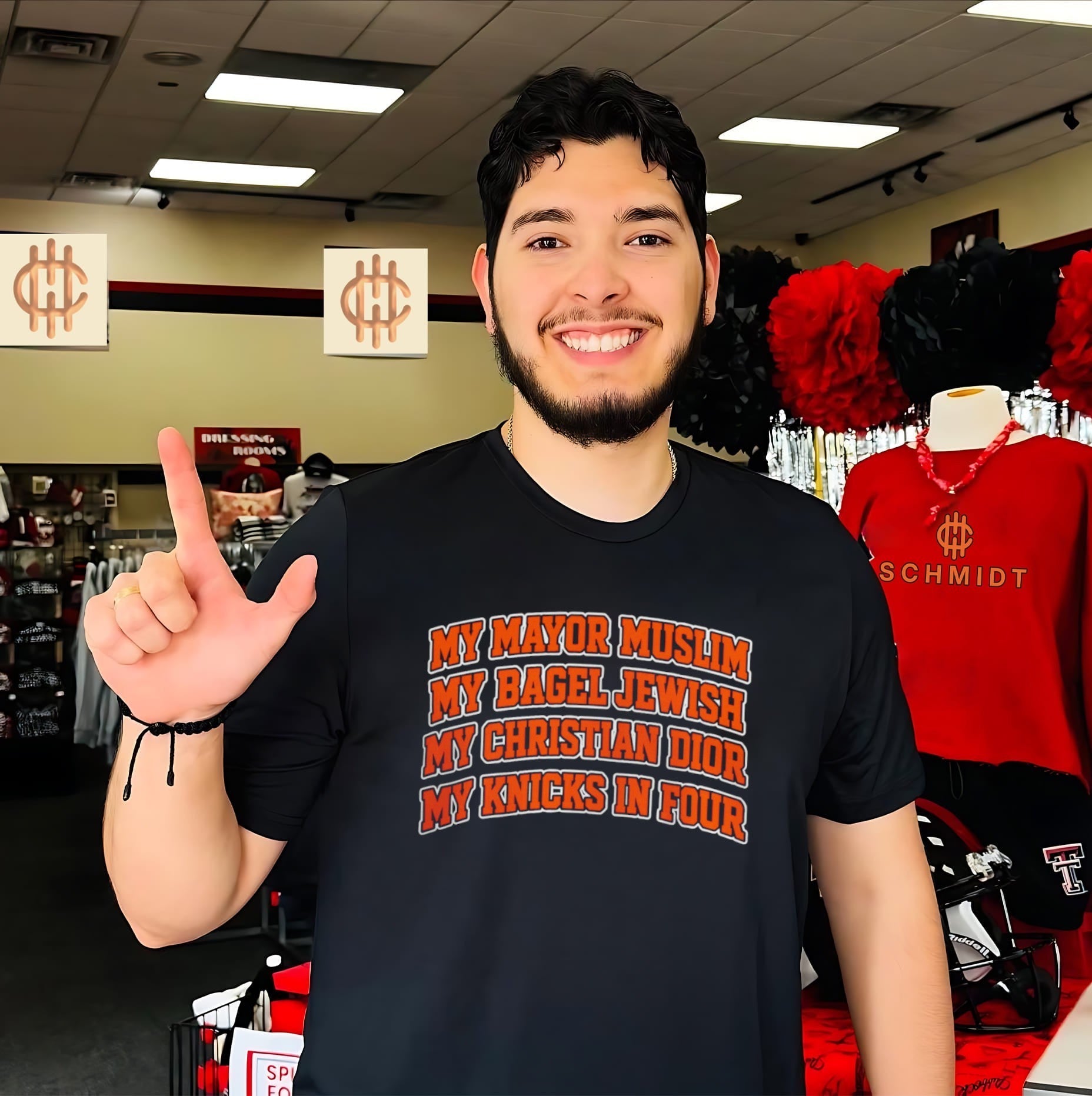 My Mayor Muslim My Bagel Jewish My Christian Fashion My Knicks In Four Shirt Unisex T-shirt, Sweatshirt, Hoodie, Long Sleeve Tee - T-Shirt, Sweatshirt, Hoodie