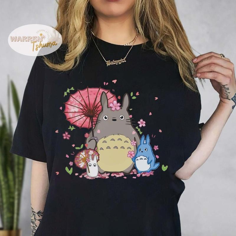 My Neighbor Totoro Ghibli Totoro Shirt Ghibli Hayao Miyazaki Shirt T-Shirts, Hoodie, Sweatshirt - T-Shirt, Sweatshirt, Hoodie