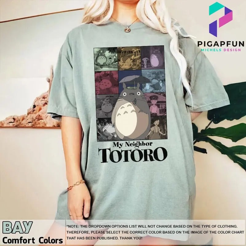 My Neighbor Totoro Shirt Ghibli Era Tour Shirt Ghibli Cartoon Shirt Hayao Miyazaki Shirt Anime Shirt T-Shirts, Hoodie, Sweatshirt - T-Shirt, Sweatshirt, Hoodie