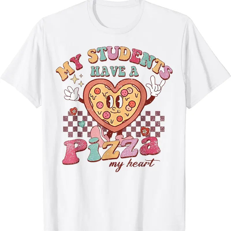 My Students Have Pizza My Heart Teacher T-Shirts, Hoodie, Sweatshirt - T-Shirt, Sweatshirt, Hoodie