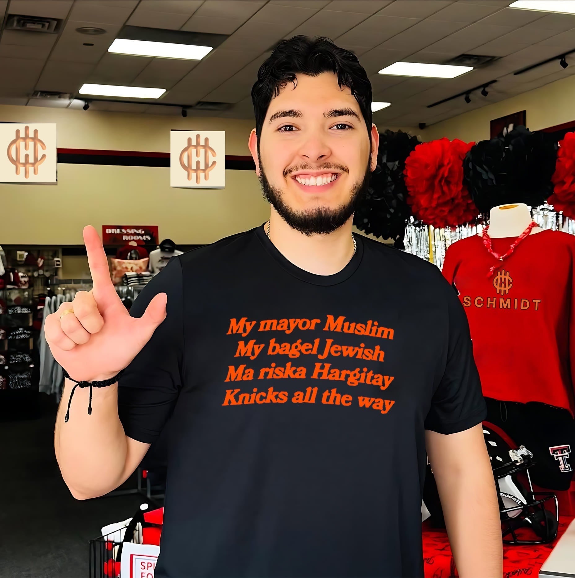 My mayor muslim my bagel jewish ma riska hargitay my team all the way shirt Unisex T-shirt, Sweatshirt, Hoodie, Long Sleeve Tee - T-Shirt, Sweatshirt, Hoodie