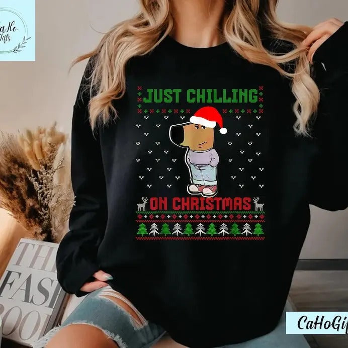 My New Character Is Chill Guy Meme Funny Chill Guy Meme Viral Dog Cartoon Chill Guy Trend T-Shirts, Hoodie, Sweatshirt - T-Shirt, Sweatshirt, Hoodie