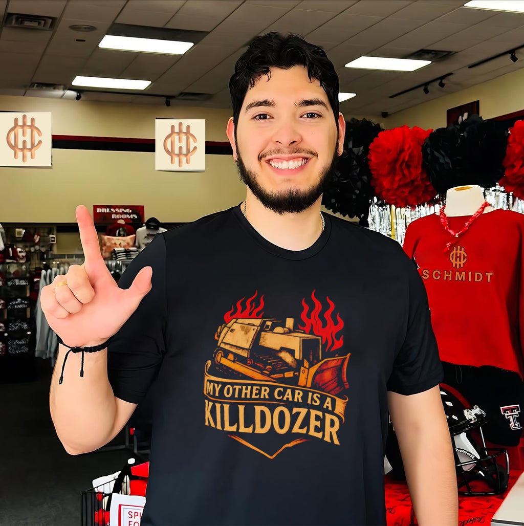 My other car is a killdozer shirt Unisex T-shirt, Sweatshirt, Hoodie, Long Sleeve Tee - T-Shirt, Sweatshirt, Hoodie