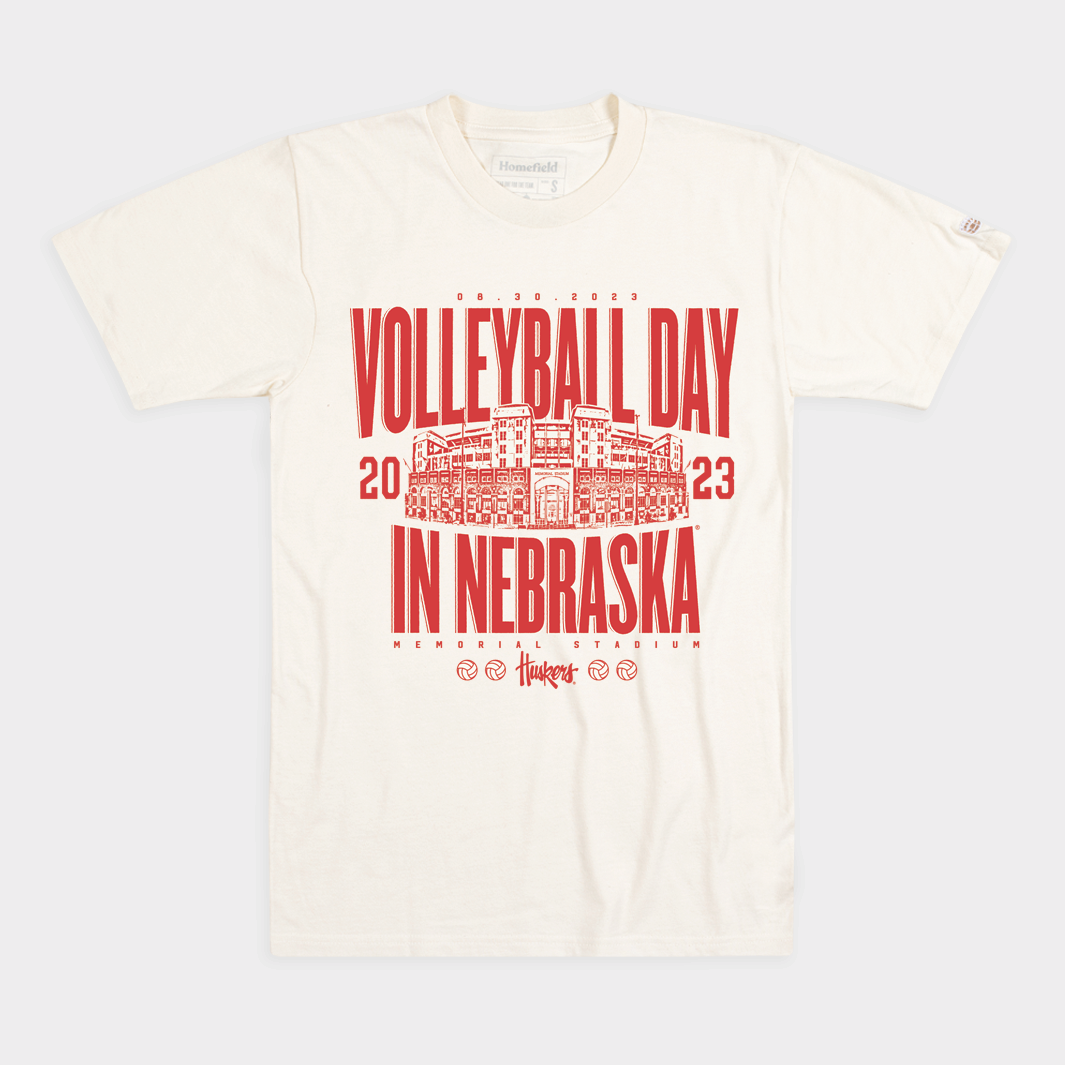 Nebraska Volleyball Day Memorial Stadium T-Shirts, Hoodie, Sweatshirt - T-Shirt, Sweatshirt, Hoodie
