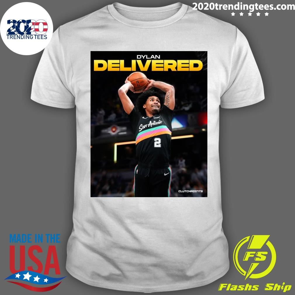 NBA San Antonio Spurs Dylan Harper Delivered Shirt Unisex T-shirt, Sweatshirt, Hoodie, Long Sleeve Tee - T-Shirt, Sweatshirt, Hoodie