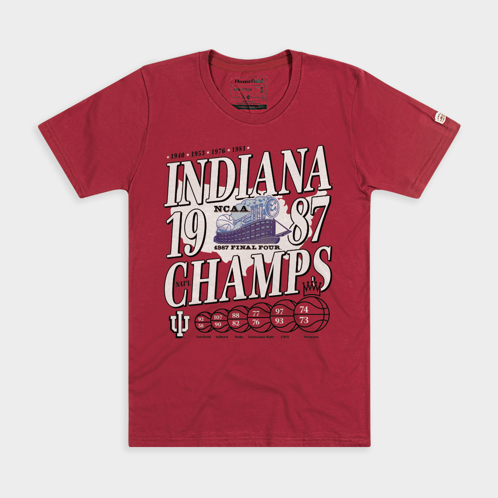 Indiana Basketball 1987 NCAA Champions T-Shirts, Hoodie, Sweatshirt - T-Shirt, Sweatshirt, Hoodie
