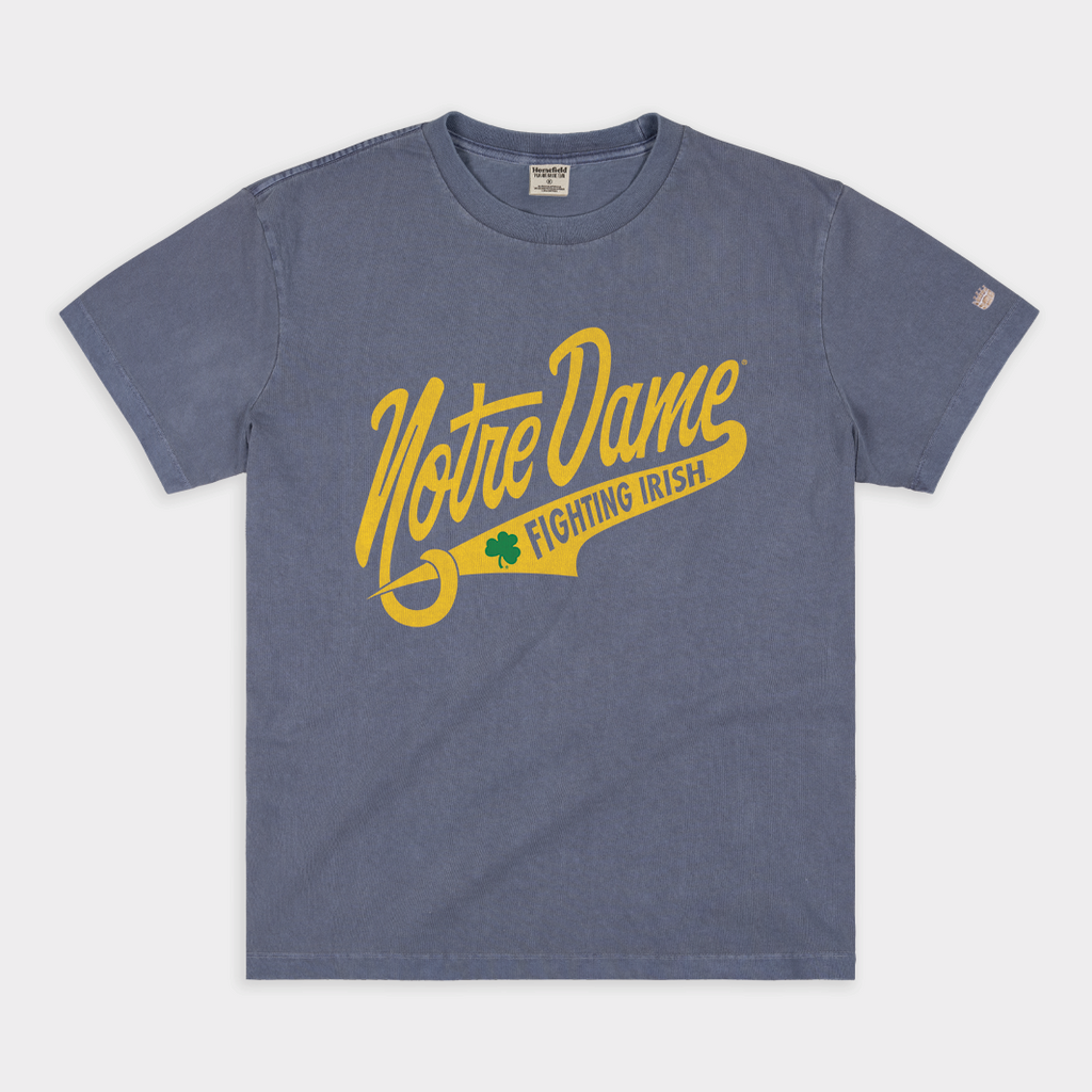 Notre Dame Throwback Script Vintage Heavyweight Style001 T-Shirts, Hoodie, Sweatshirt - T-Shirt, Sweatshirt, Hoodie