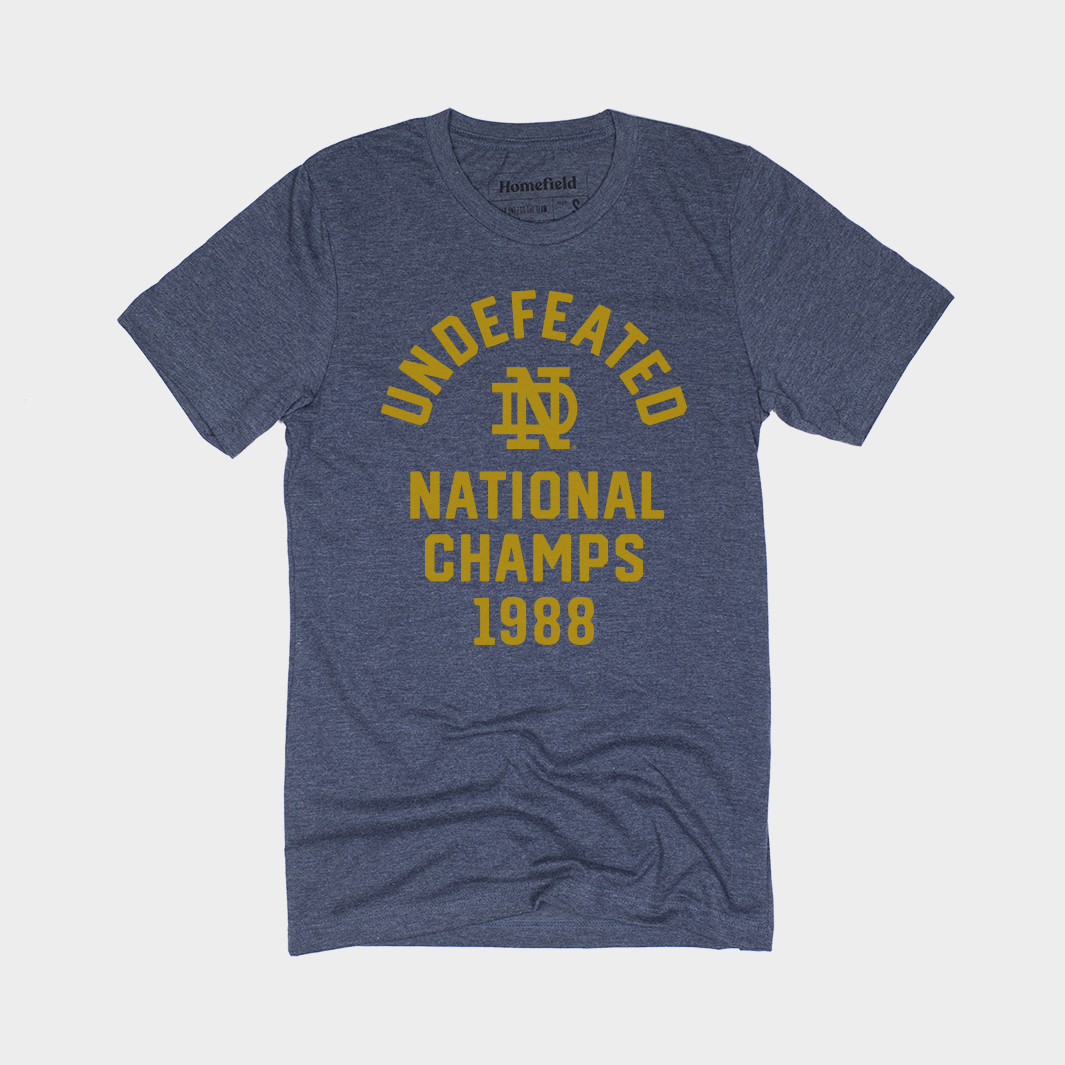 Vintage Notre Dame 1988 National Champs Style001 T-Shirts, Hoodie, Sweatshirt - T-Shirt, Sweatshirt, Hoodie
