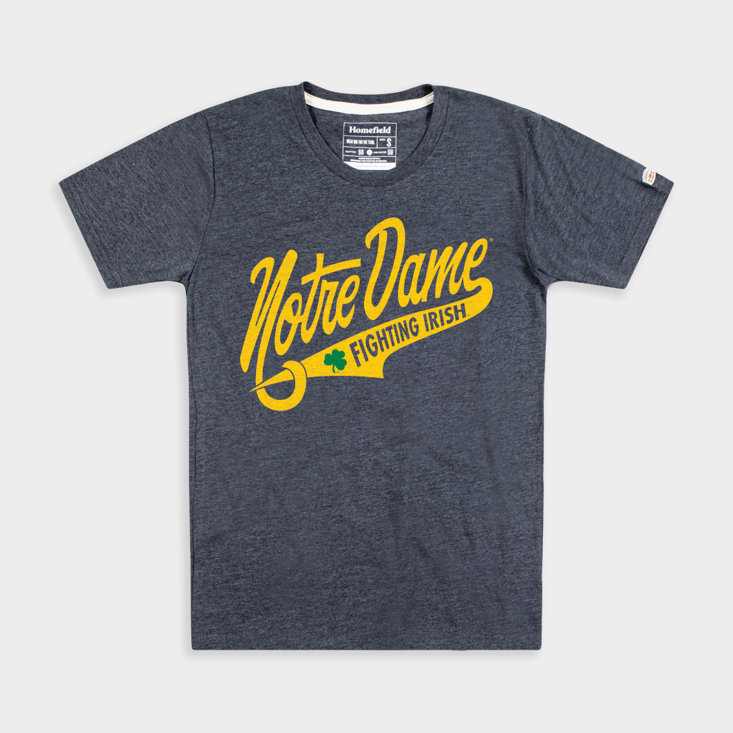 Vintage Notre Dame Script Style001 T-Shirts, Hoodie, Sweatshirt - T-Shirt, Sweatshirt, Hoodie