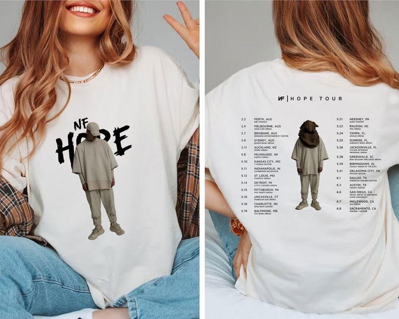 NF Hope Tracklist Shirt Hope Album Tour Best Fan T-Shirts, Hoodie, Sweatshirt - T-Shirt, Sweatshirt, Hoodie