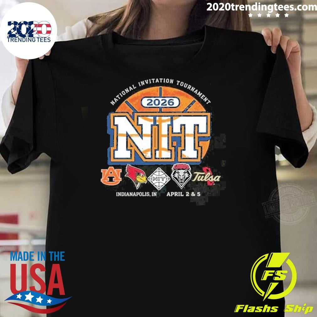NIT 2026 National Invitation Tournament Indianapolis April 2-5, 2026 Shirt Unisex T-shirt, Sweatshirt, Hoodie, Long Sleeve Tee - T-Shirt, Sweatshirt, Hoodie