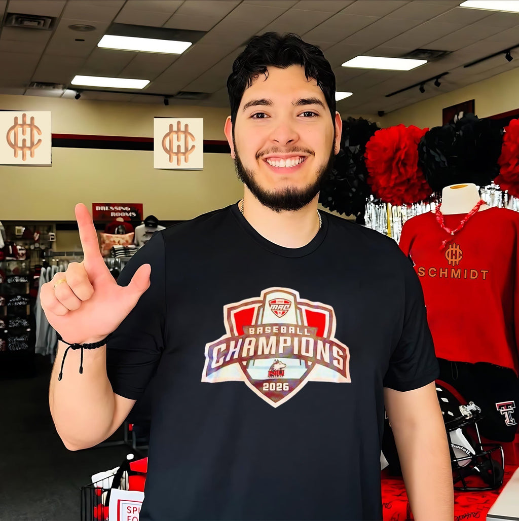 NIU Huskies MAC Baseball Champions 2026 MAC Baseball Champions shirt Unisex T-shirt, Sweatshirt, Hoodie, Long Sleeve Tee - T-Shirt, Sweatshirt, Hoodie