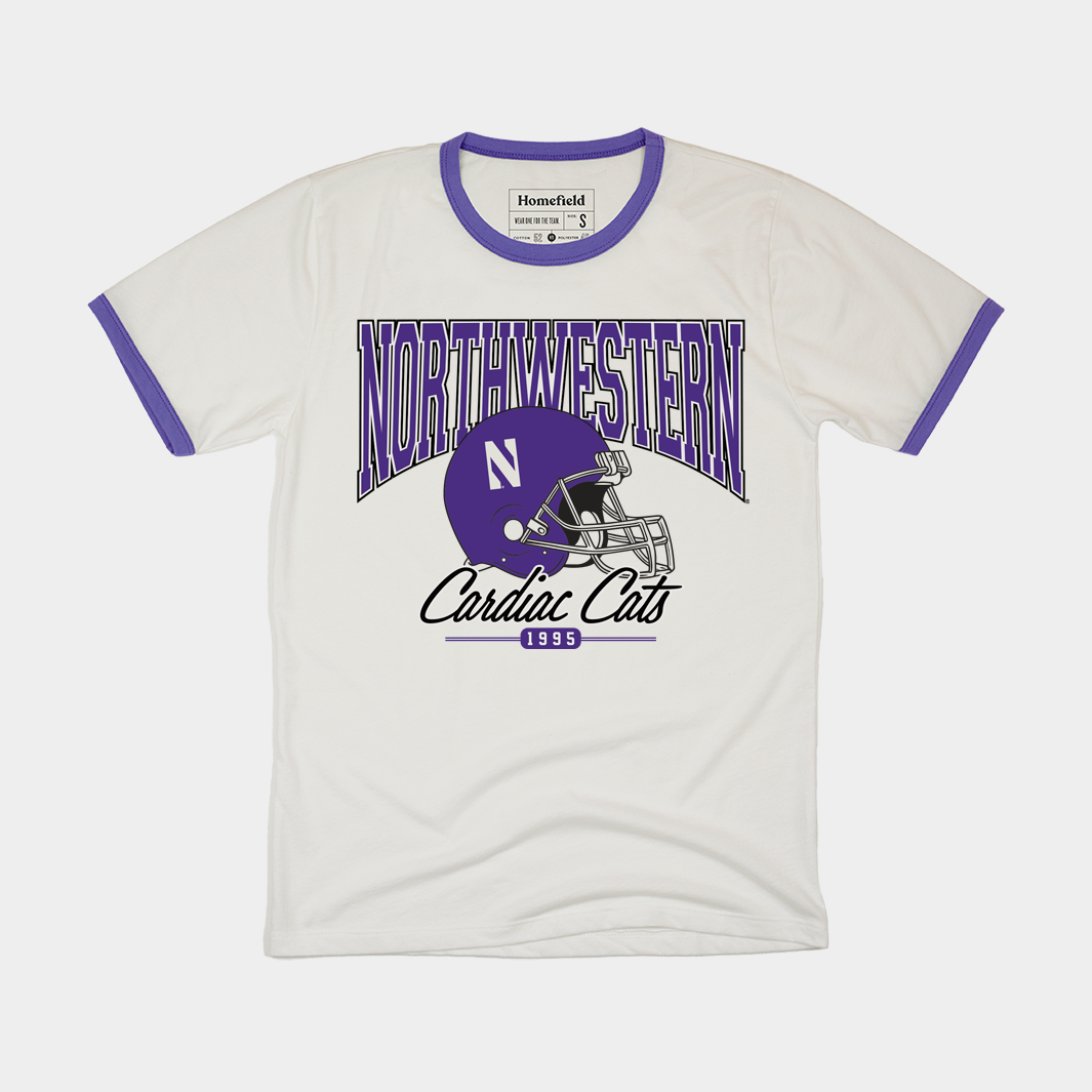Northwestern 1995 "Cardiac Cats" Ringer Style001 T-Shirts, Hoodie, Sweatshirt - T-Shirt, Sweatshirt, Hoodie