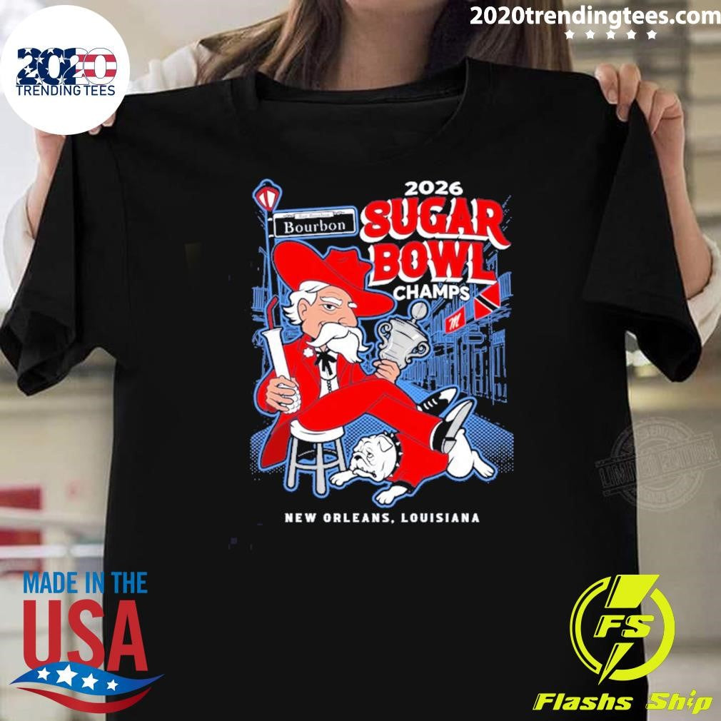 NWT Ole Miss 2026 Sugar Bowl Champs New Orleans Louisiana Shirt Unisex T-shirt, Sweatshirt, Hoodie, Long Sleeve Tee - T-Shirt, Sweatshirt, Hoodie