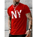 NY Print Chic Cotton Blend Short Sleeve Crew Neck Summer Outdoor Beach Made USA T-Shirts, Hoodie, Sweatshirt - T-Shirt, Sweatshirt, Hoodie