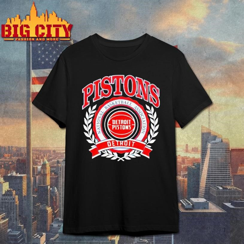 Naional Basketball Association Detroit Pistons Crest Logo Shirt Unisex T-shirt, Sweatshirt, Hoodie, Long Sleeve Tee - T-Shirt, Sweatshirt, Hoodie