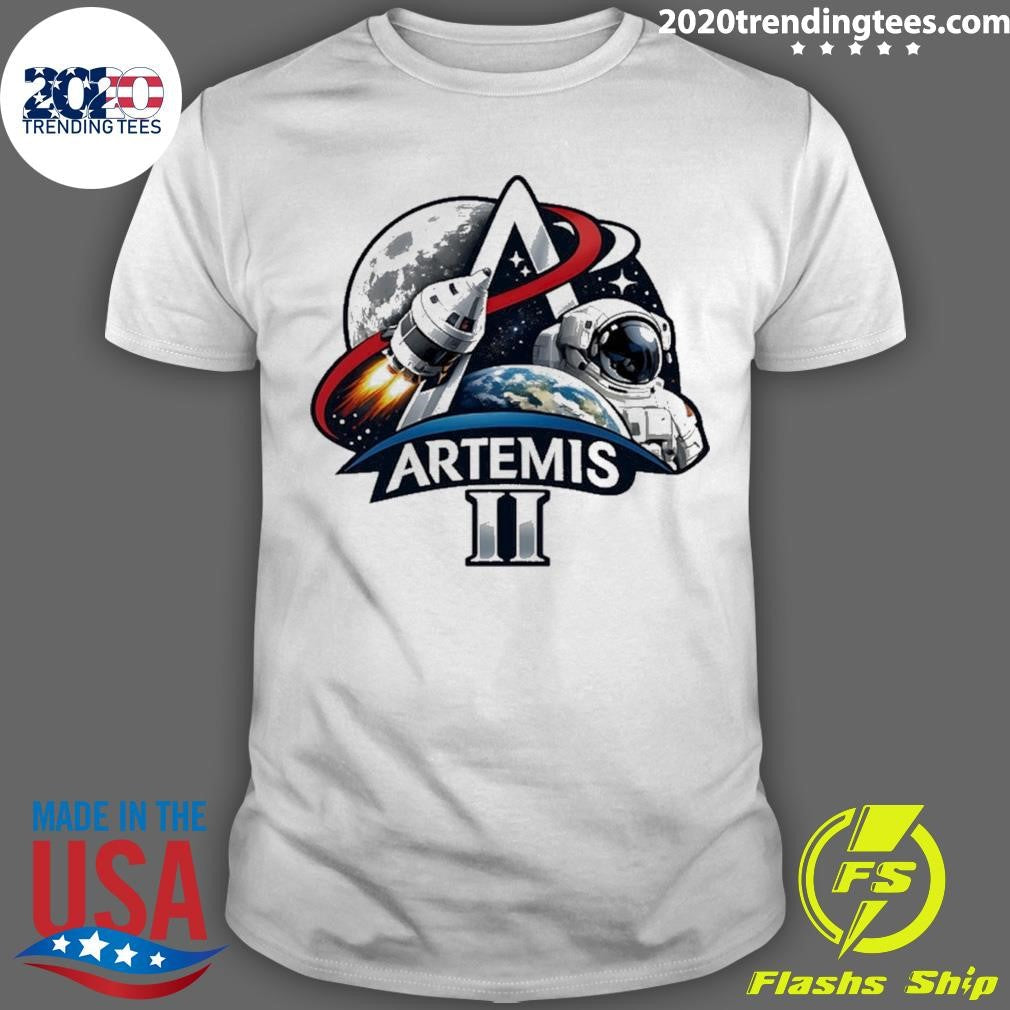 Nasa Artemis Ii Lunar Exploration Shirt Unisex T-shirt, Sweatshirt, Hoodie, Long Sleeve Tee - T-Shirt, Sweatshirt, Hoodie