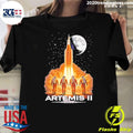 Nasa Artemis Ii Moon Mission 2026 Shirt Unisex T-shirt, Sweatshirt, Hoodie, Long Sleeve Tee - T-Shirt, Sweatshirt, Hoodie