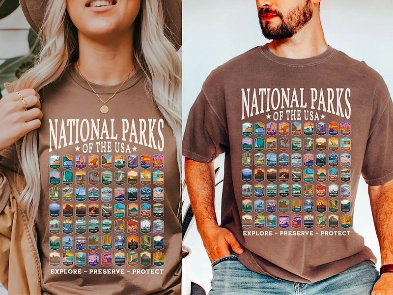 National Parks Shirt US National Park Camping Family Trip Nature Lover Hiking Shirt Park Outdoor Protect Our Parks Shirt T-Shirts, Hoodie, Sweatshirt - T-Shirt, Sweatshirt, Hoodie