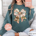 Nativity Bow Comfort Colors Religious Womenswear T-Shirts, Hoodie, Sweatshirt - T-Shirt, Sweatshirt, Hoodie