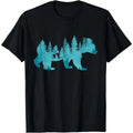 Nature Forest Mountains Trees Wildlife Animal Brown Bear Made USA T-Shirts, Hoodie, Sweatshirt - T-Shirt, Sweatshirt, Hoodie