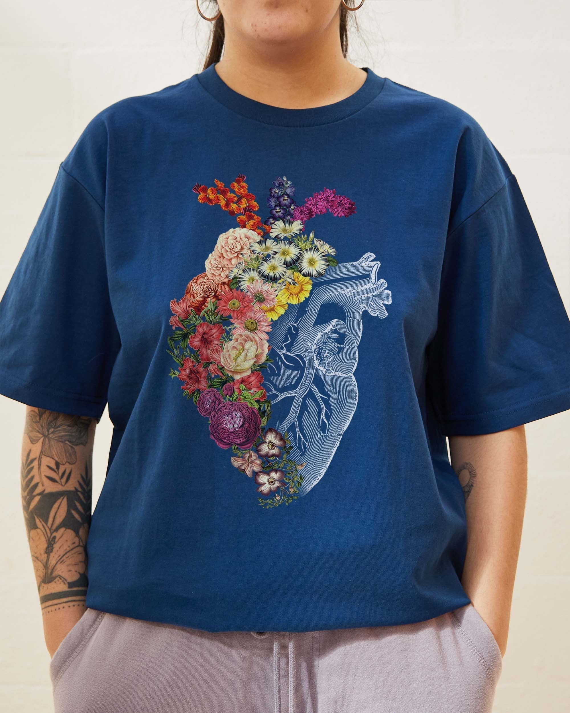 Flower Heart Spring T-Shirt Unisex T-shirt, Sweatshirt, Hoodie, Long Sleeve Tee - T-Shirt, Sweatshirt, Hoodie