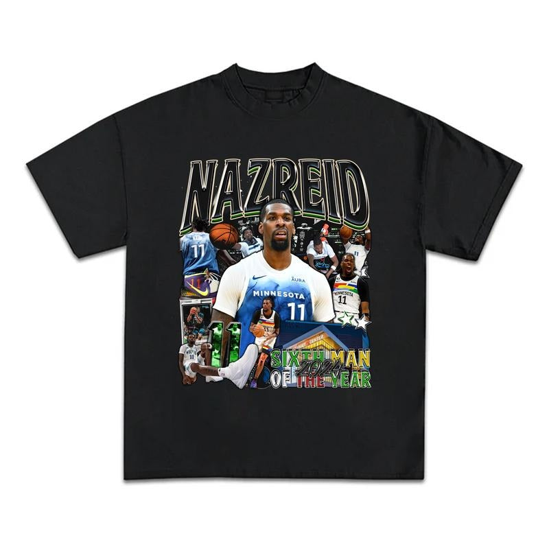 Naz Reid Sixth Man Year Streetwear T-Shirts, Hoodie, Sweatshirt - T-Shirt, Sweatshirt, Hoodie