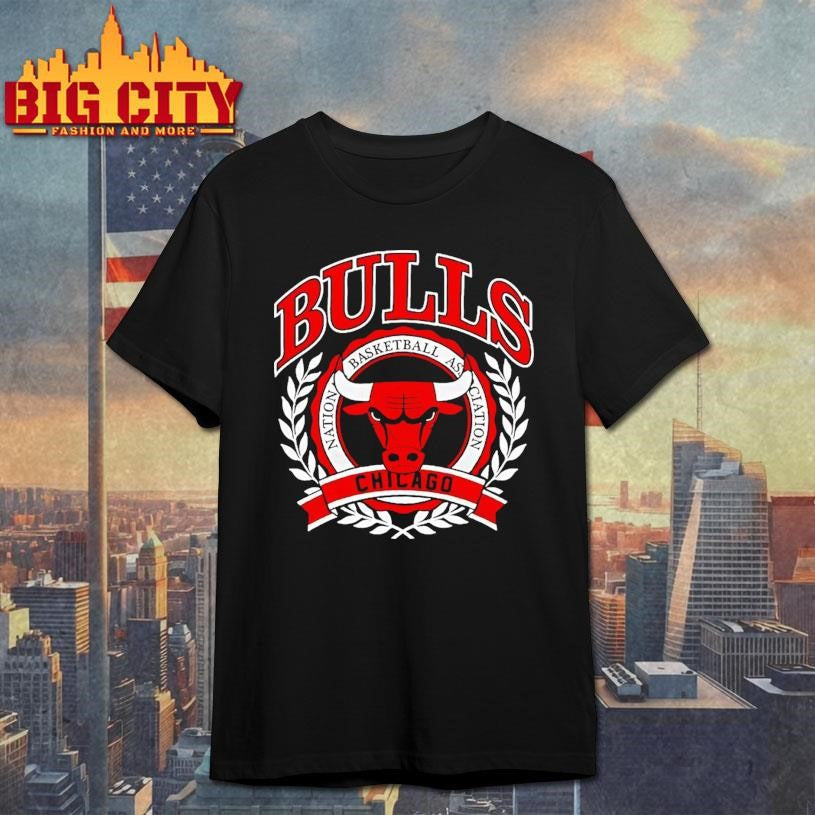 Nba Chicago Bulls Crest  2025 Shirt Unisex T-shirt, Sweatshirt, Hoodie, Long Sleeve Tee - T-Shirt, Sweatshirt, Hoodie