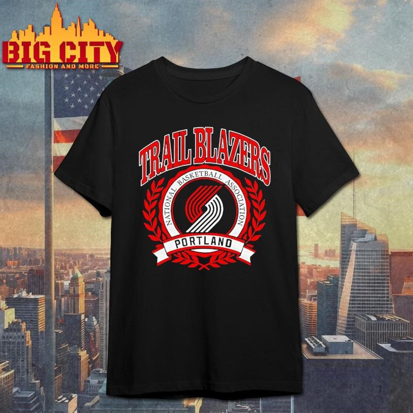 Nba Portland Trail Blazers Crest 2025 Shirt Unisex T-shirt, Sweatshirt, Hoodie, Long Sleeve Tee - T-Shirt, Sweatshirt, Hoodie