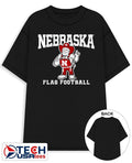 Nebraska Cornhuskers Flag Football shirt Unisex T-shirt, Sweatshirt, Hoodie, Long Sleeve Tee - T-Shirt, Sweatshirt, Hoodie