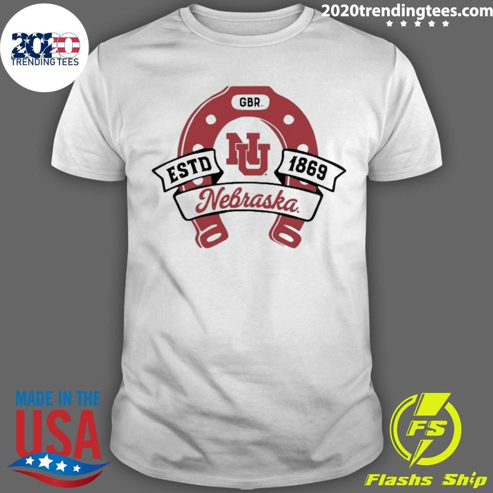 Nebraska Lucky Horseshoe Est 1869 Shirt Unisex T-shirt, Sweatshirt, Hoodie, Long Sleeve Tee - T-Shirt, Sweatshirt, Hoodie