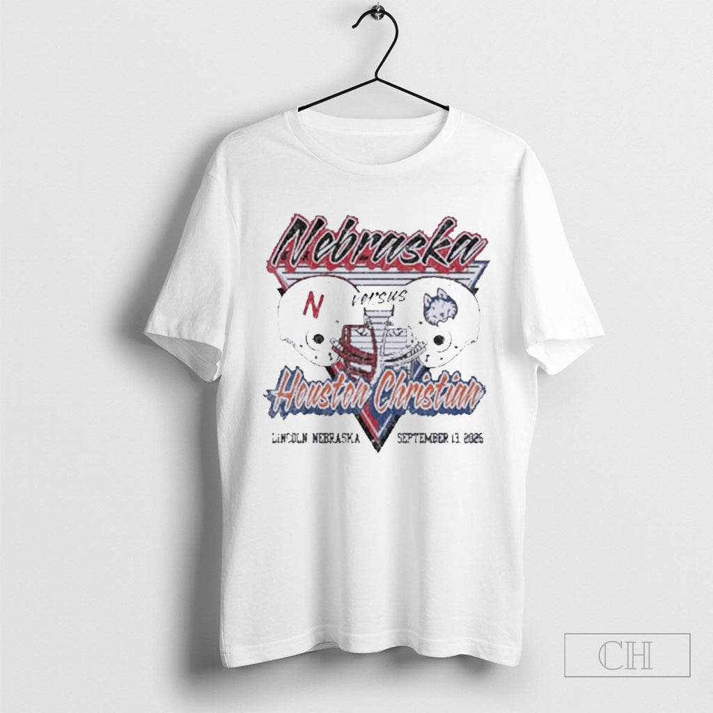Nebraska Vs Houston Christian Gameday September 13 2025 Unisex T-shirt, Sweatshirt, Hoodie, Long Sleeve Tee - T-Shirt, Sweatshirt, Hoodie