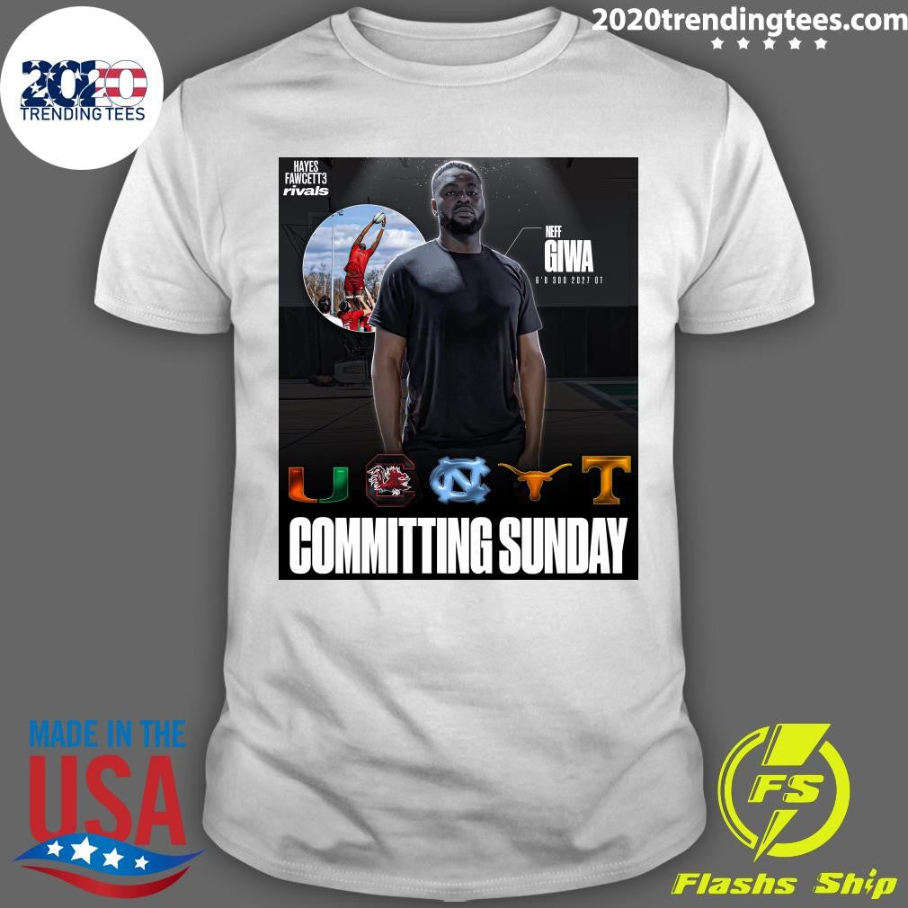 Neff Giwa Class of 2027 OT Neff Giwa is set to Commit Shirt Unisex T-shirt, Sweatshirt, Hoodie, Long Sleeve Tee - T-Shirt, Sweatshirt, Hoodie